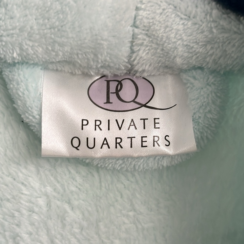 Light Blue Quilted Robe - Picture 2 of 5